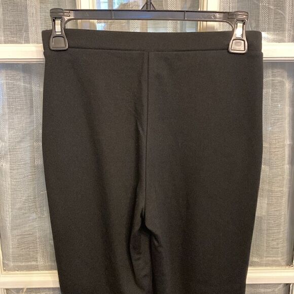 Cropped Flare Retro Style Black Pants - Picture 6 of 11